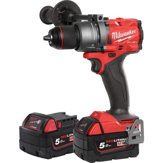 M18 FUEL Combi Drill Kit - 2x5.0Ah + Charger