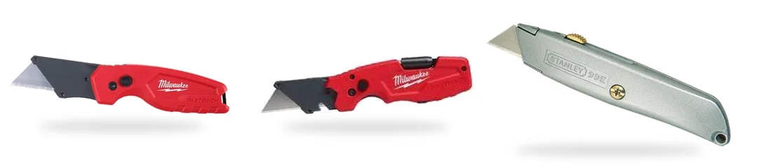 Knives, blades & measuring